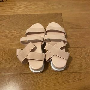 Emery Rose Ankle Strap Platform Sandals / SHEIN / Size 9